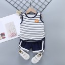 Lasten hihaton paita ja shortsit L1149 3