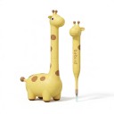 Lasten korvaendoskooppi kameralla 8 MP Wi-Fi Taivutettava anturi 3,5 mm Silikoniset lisäosat Säilytyskotelo Kirahvi Keltainen Korvavahan poistamiseen 1