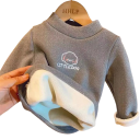 Lasten lämmin huppari brodeeratulla eläimellä ja pyöreällä pääntiellä, pitkähihaisena, sopii viileämpään säähän 5