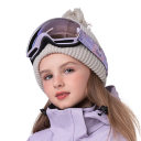 Lasten laskettelulasit 15,5 x 8,2 cm UV400 Unisex Polykarbonaatti Huurtumaton Violetti kissakuviolla ja yksisarvisen sarvella 2