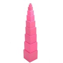 Lasten puiset kuutiot, pinkit, 10 kpl 1