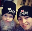 Lasten puuvillainen talvipipo MR. &amp; MRS. 3