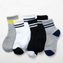 Lasten raidalliset sukat - 5 paria A835 1
