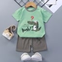 Lasten T-paita ja shortsit L1095 21