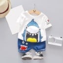 Lasten T-paita ja shortsit L1105 1