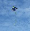 Latający samolot w kształcie latawca - niebieski 3