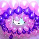 Latex Balloons 50 pcs for Celebrations and Parties Shiny Surface and Size approx. 25 cm when Inflated Suitable for Decoration and Balloon 24
