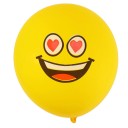 Latex Balloons with Smiley Faces for Children 10 Pieces Birthday and Children's Party Decorations Cheerful Faces Size 30 cm Random Colours 6
