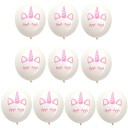 Λατέξ μπαλόνια με μονόκερο για κοριτσάκια 10 τεμάχια Διακόσμηση για παιδική γιορτή και γενέθλια Εκτύπωση κεφαλής μονόκερου Διαμέτρου 25 εκ. 1