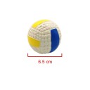 Latex-Spielzeug für Hunde in Form eines Volleyballs 6,5 cm kleine interaktive Kauspielzeug 2