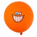 Latexballoner med smil til børn 10 stk. Dekoration til fødselsdage og børnefest Glade ansigtstræk Størrelse 30 cm Tilfældige farver 5