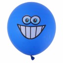 Latexballonger med smileys för barn 10 stycken Dekoration för födelsedagar och barnkalas Glada ansikten Storlek 30 cm Slumptal 3