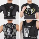 Laufweste mit Handytasche und reflektierenden Elementen für Damen und Herren, geeignet zum Joggen, Walken und Training 2
