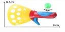 Launching Catching Game with Basket and Ball for Children and Adults Plastic Basket with Handle and Trigger Size 24 x 12.5 cm Ball 3 cm 5