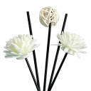 Lavender Aromatherapy Diffuser 50 ml Home Air Freshener Decorative Fragrance Interior Perfume Glass Bottle Ornament 3