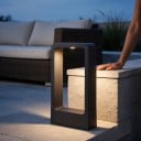 Lavspændings have LED lampe 15 W COB Kold hvid 6000 K 40 cm Aluminium DC 12 V Sort Vandtæt søjle til græsplæne og gårdhave 2