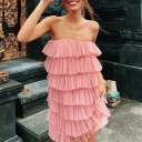 Layered Strapless Dress 3