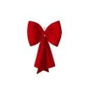 Lazo decorativo navideño 80 x 70 cm Lazo decorativo para puertas e interiores Gran adorno festivo para la decoración invernal del hogar 3