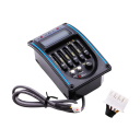 LC-5 5-Band-Tonabnehmer mit Vorverstärker und LCD-Tuner für Akustikgitarre Eingebauter Equalizer Musikmodul Schwarzes Design 2
