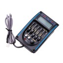 LC-5 5-Band-Tonabnehmer mit Vorverstärker und LCD-Tuner für Akustikgitarre Eingebauter Equalizer Musikmodul Schwarzes Design 3