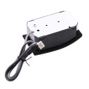 LC-5 5-Band-Tonabnehmer mit Vorverstärker und LCD-Tuner für Akustikgitarre Eingebauter Equalizer Musikmodul Schwarzes Design 5