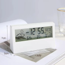 LCD cyfrowy termometr i higrometr 13 x 3 x 7 cm Dokładny pomiar temperatury i wilgotności Wewnętrzny domowy miernik z dużym wyświetlaczem 9,6 x 3,5 cm 2