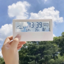 LCD digitálny teplomer a vlhkomer 13 x 3 x 7 cm Presné meranie teploty a vlhkosti Vnútorný domáci merací prístroj s veľkým displejom 9,6 x 3,5 cm 3