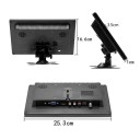 LCD monitor 10,1" HD s reproduktorem a video vstupem BNC HDMI VGA i AV Rozlišení 1024 x 600 Bezpečnostní i počítačový displej do auta i CCTV 2