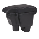 Leather Armrest for Mazda CX-3 and Mazda 2 Skyactiv with USB Sliding Armrest with Storage Box Genuine Leather Easy Installation Car Accessories 5