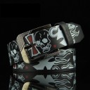 Leather Belt with Skull 2