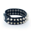 Leather Bracelet with Spikes 3