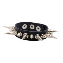 Leather Bracelet with Spikes 5