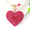 Leather Keyring Heart J3500 9