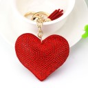 Leather Keyring Heart J3500 2