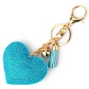 Leather Keyring Heart J3500 14