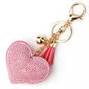 Leather Keyring Heart J3500 21