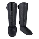 Leather Shin and Instep Protectors Size S Length 32 cm For Height 115–140 cm Ankle Protection For Children MMA and Muay Thai 5