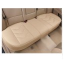 Leather Universal Rear Seat Cover Protective Car Seat Cover for Three-Seater Premium Artificial Leather Comfortable Seat Waterproof Easy Installation 3
