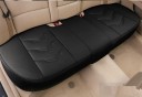 Leather Universal Rear Seat Cover Protective Car Seat Cover for Three-Seater Premium Artificial Leather Comfortable Seat Waterproof Easy Installation 1