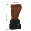 Leather Weightlifting Grips Palm Protection for Deadlifts and Training Anti-Slip Straps for Weightlifting in the Gym 2