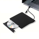 Lecteur CD/DVD externe 14,5 x 14,8 x 1,8 cm USB 3.0/USB-C Plug and Play Graveur pour Windows et Mac OS Unité optique portable 2