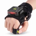 Lecteur de codes-barres et QR sans fil 1D/2D à main, longue portée, batterie 800 mAh, Bluetooth et USB, noir, pour entrepôt, logistique et commerce 1
