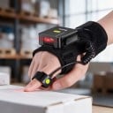 Lecteur de codes-barres et QR sans fil 1D/2D à main, longue portée, batterie 800 mAh, Bluetooth et USB, noir, pour entrepôt, logistique et commerce 3