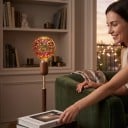 LED 3D Edison izzó G80 E27 Tűzijáték hatás 112 x 80 mm 220 V 50/60 Hz Ezüstözött üveg Többszínű minta Lámpákhoz és világítótestekhez 5