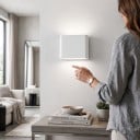 LED aplice 6 W Cap de iluminare dublu pentru iluminare în sus și în jos Grad de protecție IP65 Dimensiuni 11,5 x 9 cm Corp din aluminiu Alb natural 4000 K Pentru fațadă 6