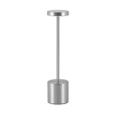 LED asztali lámpa 34 cm-es érintőképernyős vezérléssel, USB-C újratölthető, 3 fénymód, meleg, hideg, természetes fény, modern dizájn. 8