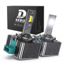 LED autožárovky D3S CANBUS plug and play 70 W 12000 lm 2 ks hliníkový chladič s ventilátorom 6000K studená biela náhrada xenonových výbojek 1