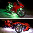LED-baggrundsbelysning til motorcykel 6 stk. N62 4