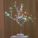 LED bonsai fa világítás 45 cm 108 LED USB akkumulátor dekoratív világítás belső tér meleg fehér színváltozat 2