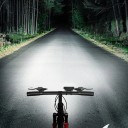 LED-cykellampa framtill 13,8 x 4 x 5,1 cm Uppladdningsbar USB-C 2000 mAh Powerbank Ficklampa 5 LED-lampor 12 SMD 6 lägen Vattentät IP44 Cykelsäkerhet 3